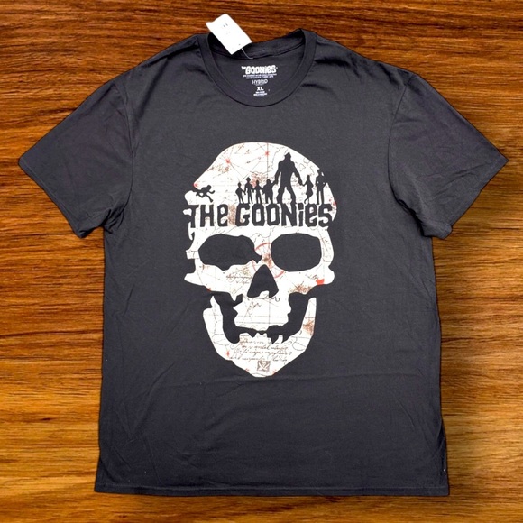 The Goonies Retro Black Graphic T-Shirt Size XXL Unisex - Picture 1 of 4